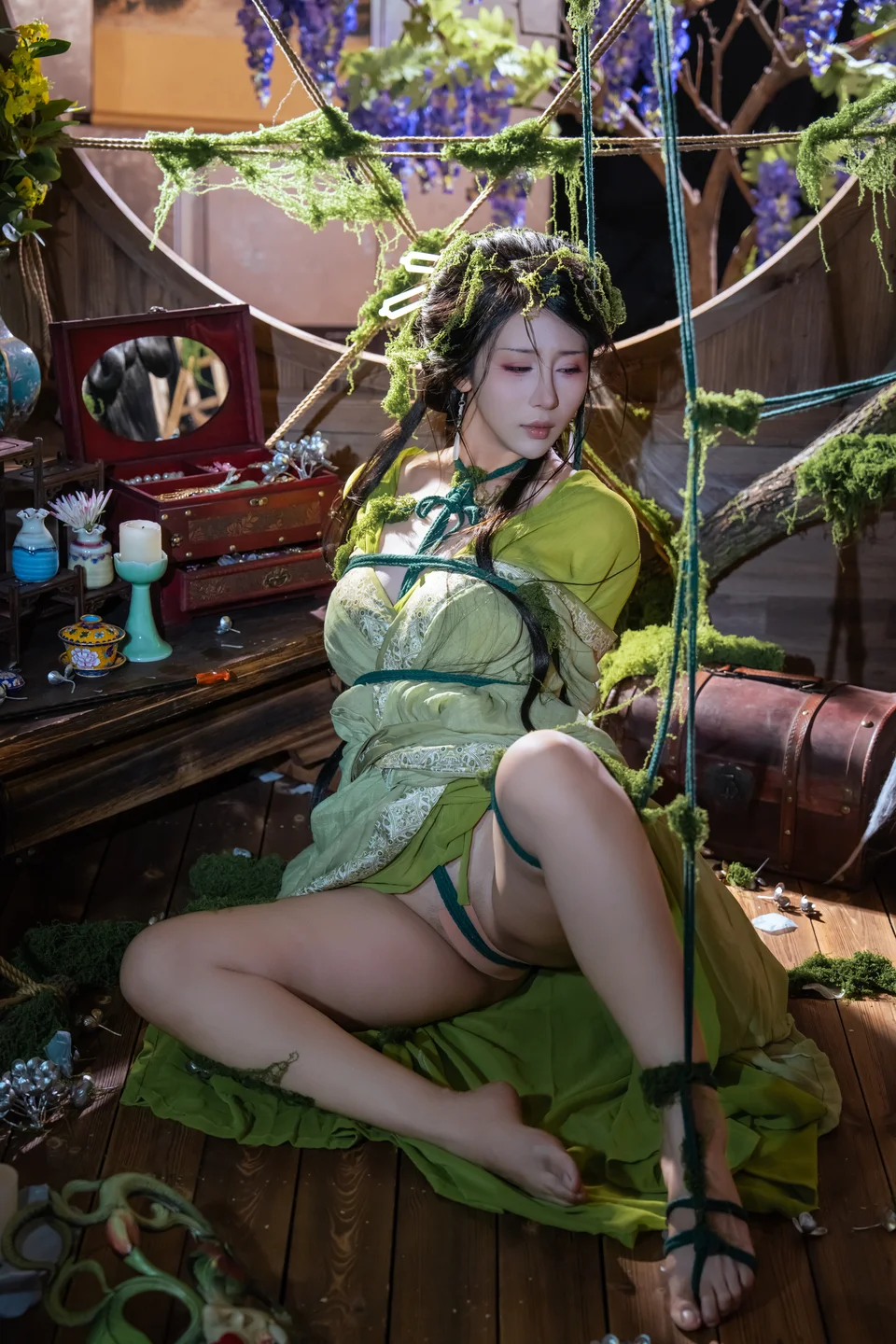 云溪溪 - &奶桃桃 苔缚 [93P,1V-3.38GB] tg@simisebaisi 【丝足阁】006.webp